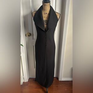 Meshki annita crepe halter dress